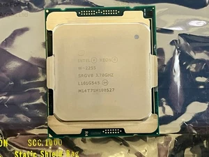 Xeon W-2255 SRGV8 10-Core 3.70GHz 19.25MB 155W LGA2066 CPU Dell 5820 W2295 W2265 - Picture 1 of 8