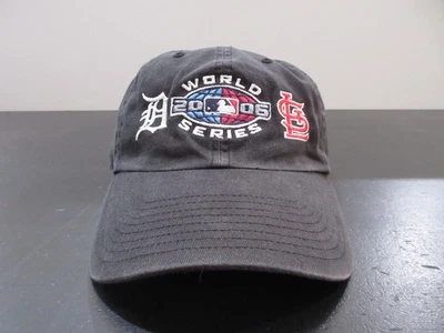St Louis Cardinals Hat Cap Strap Back Black MLB Baseball 2005 World Series Mens - Image 1 of 4