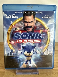Sonic the Hedgehog [Blu-ray + DVD ] Jim Carrey - Very Good Condition - Bild 1 von 3
