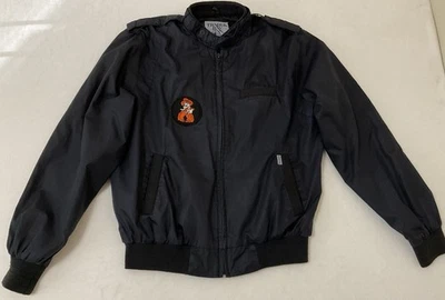 Vintage Trader Bay  OSU Cowboys Pistol Pete Bomber Jacket Black Nylon Medium - Image 1 of 4