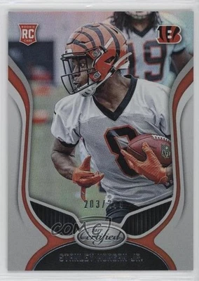 2019 Certified Rookies Mirror /299 Stanley Morgan Jr #134 Rookie RC - Image 1 of 2