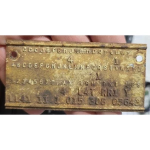 7 x Metall Datenschild Platten von Chevy Packard Ford usw. - Bild 1 von 15