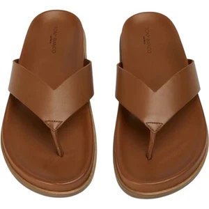Tony Bianco sandali marroni ad anello infradito infradito plateau taglia US 9,5 EU 40 boho - Foto 1 di 8