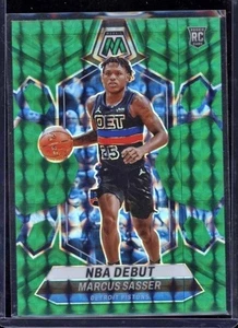 Mosaico mosaico Panini verde #264 debut de Marcus Sasser/NBA 2023-24 - Imagen 1 de 2