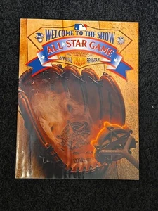 Vintage 1995 MLB All Star Game Texas Rangers Program W/ Scorecard and Badge - Picture 1 of 5