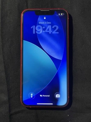 Apple iPhone 13 Mini Red, 128GB, Unlocked, 79% Battery, PERFECT - Image 1 of 4