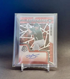 Kevin Smith RC AUTO - 2022 Panini Mosaic Rookie Autographs Red #RAM-KS A's - Picture 1 of 2