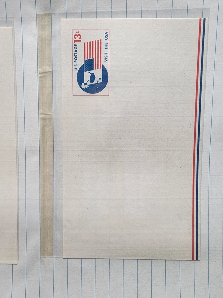 US 13c Visit The USA Air Mail Postal Card 1967 Unused  -#I63 - Image 1 of 1