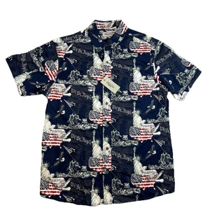 AMERICAN LEGACY We the People Patriotic Cotton Short Sleeve Shirt Size L - Picture 1 of 12