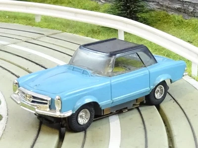 FALLER AMS | MERCEDES BENZ 230SL COUPÉ | blu - blk | USED but VG | VERY HTF !!! - image 1 of 4