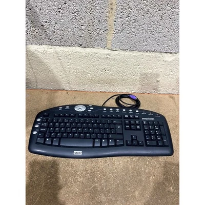 EMachines KB-0108 Multimedia Keyboard Black Wired Internet-Buttons QWERTY for PC - Image 1 of 4