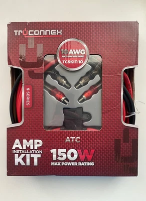 Truconnex  10AWG 150W Amp Installation Kit TC5KIT-10 Amplifier Install NEW - Image 1 of 3