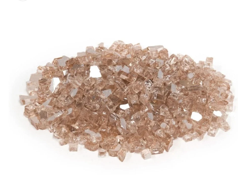 Vaso de fuego reflectante Real Fyre Champagne 40 lb GL-40-CR Foto 1 de 1