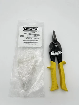 MIDWEST SNIPS MWT-6716S Aviation Snips,Straight,10 In 34RF82 - Image 1 of 4