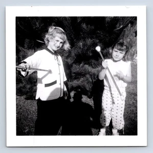 Vintage Photograph Girls Twirling Batons 1959 Pacifica CA ID'd Keeney - Picture 1 of 2