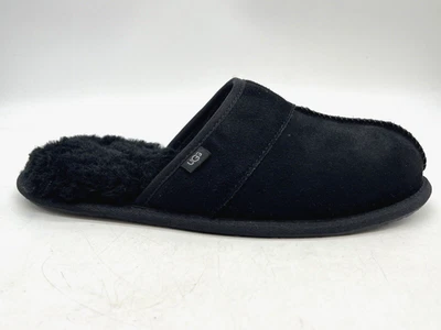 NUEVAS ZAPATILLAS UGG SCUFF LEISURE SLIDE para hombre talla 9 en gamuza negra Foto 1 de 4