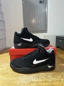 Men's Sizes 10-15 Nike Air Flight Lite Mid Black Red Basketball Shoes DQ7687-003 - Picture 1 of 10