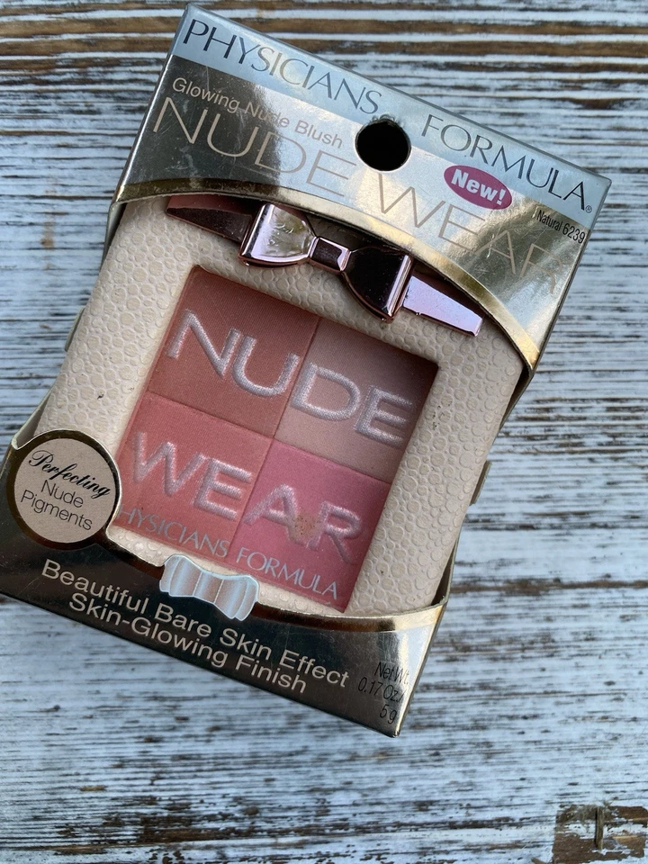 NEW Physicians Formula Nude Wear Glowing Nude Blush NATURAL  #6239 - Image 1 of 2