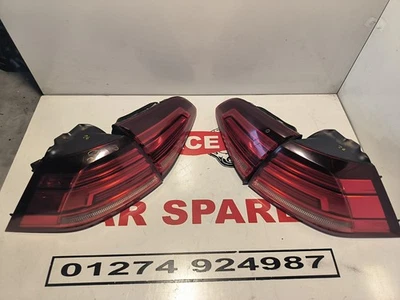 VW GOLF MK7 4X REAR TAIL LIGHTS LED OUTER + INNER DRIVER + PASSENGER 2017-2020 - Image 1 of 4