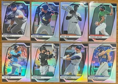 2025 Panini Prizm Silver Prizm Parallel Lot (21) - Rookies/Prospect/Hall of Fame - Image 1 of 3