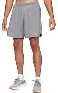 Nike Challenger 7" Standard Fit Mens Size XL Running Shorts Gray CZ9066-084 NEW - Picture 1 of 7