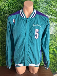 1995-96 Charlotte Hornets Basketball #5 Anthony Goldwire Warm Up Jacket 44+2+2 - Picture 1 of 5