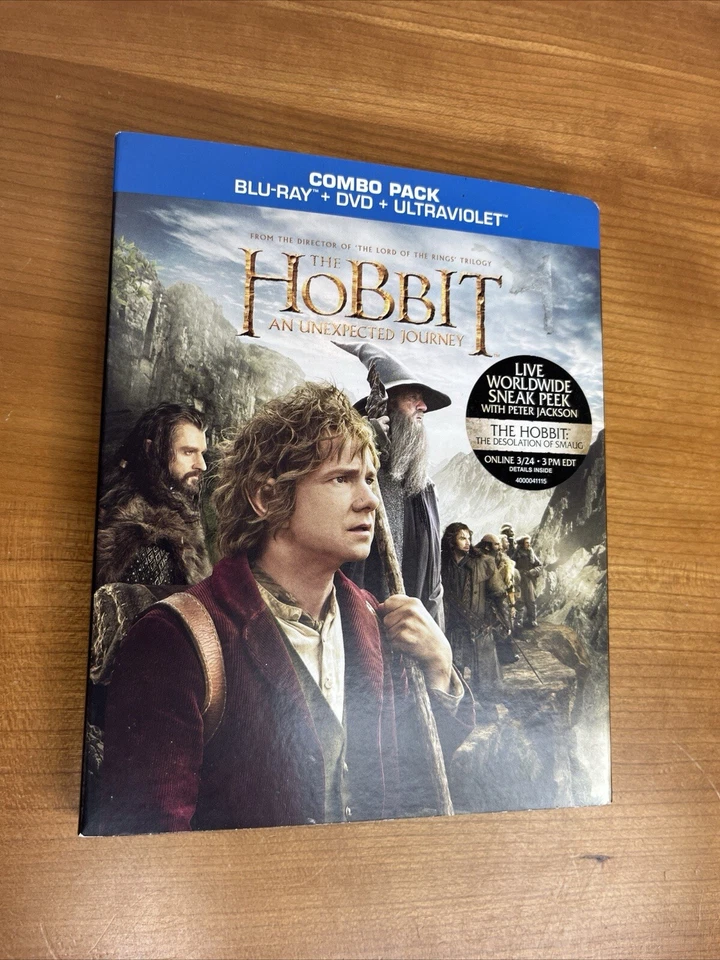 The Hobbit : An Unexpected Journey (Blu-ray & DVD) - Blu-ray & DVD Combo Pack - Image 1 of 4