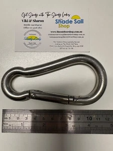 Large 11mm Snap Spring Hook 316 Overall 120mm length Boat Accessories - Bild 1 von 10