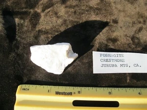 FOSHAGITE, mineral de cristal raro, de Crestmore Quarries, CA" .6 oz. - Imagen 1 de 4