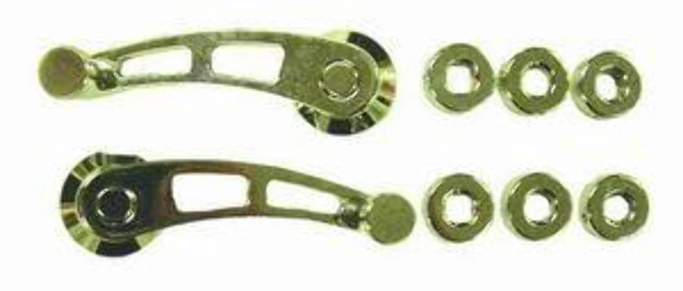 Se adapta a mango Win Dow de aluminio cromado de 4-1/4 pulgadas por Racing Power co-empaquetado R8408 Foto 1 de 1