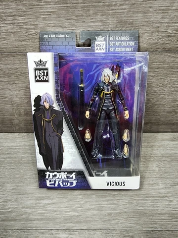 The Loyal Subjects - BST AXN Cowboy Bebop Vicious 5" Action Figure - NEW IN Box Cover
