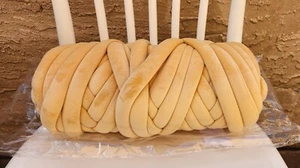 1kg. Light Brown Velvet Yarn Bulky Thread for Hand Knitting DIY 2lb - Picture 1 of 2