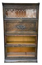 Antique Mission Oak Gunn Barrister Sectional Stack Bookcase w/Desk