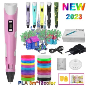 Kinder 3D Stifte Set 3D Druck Stift Mit 12 Farben ABS PLA Filament DIY Geschenk - Photo 1/16