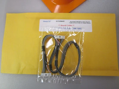 Sharp 52" LC52D64U DUNTKE558FM01S Main Board Cable [US] to Side AV Input Board - Image 1 of 4