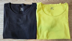 Lot of 2 Jones of New York Sport Crew Neck Shirt, Size Large - Picture 1 of 5