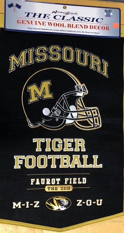 Missouri Tigers "Tiger Football" Banner Cover
