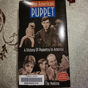 pbs THE AMERICAN PUPPET a history of puppetry in america  VHS VIDEOTAPE - Imagen 1 de 2