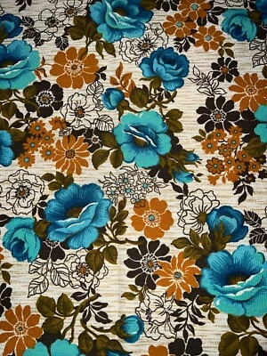 Tissu ancien ameublement Beldécor " Brigitte "  larg 124 cm x H 100 cm réf C593 - Photo 1/4