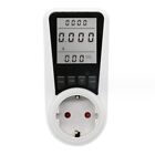 Digital Power Meter Socket EU 3680W with Child Lock and Backup Battery