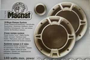 1 Pair 165mm 2 Way Components System Magnate Ultra 216 - Picture 1 of 1