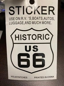Route 66 Highway Vinyl Sticker Car Truck Window Decal Laptop RV Motorcycle - Picture 1 of 1
