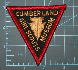 Vintage CUMBERLAND GIRL SCOUTS Museum Uniform Patch RARE GSA - Picture 1 of 2