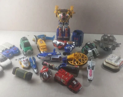 Lot de figurines / robots, Power Rangers, vintage - Photo 1/4