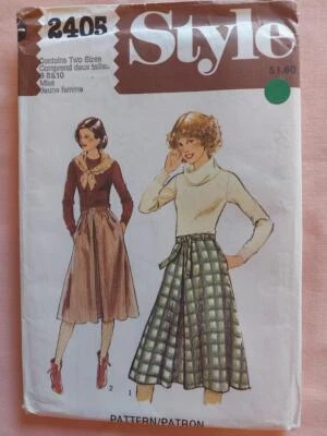 Style 2405 Vintage Misses' Skirts Pattern Size 8-10 - Image 1 of 2