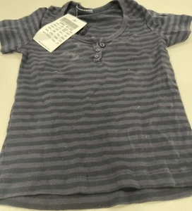 Brandy Melville- Girls Navy Blue Shortsleeve Shirt- One Size With Dirt Mark - Picture 1 of 4