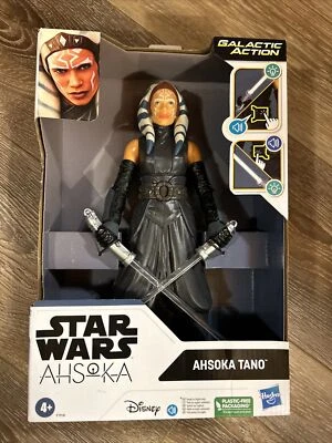 NUEVO EN CAJA Figura Jedi Interactiva Disney Star Wars Acción Galáctica AHSOKA TANO 12" Foto 1 de 4