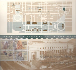 1993 FDC FOLIO - Scott# 2779-82 - National Postal Museum Block - Picture 1 of 2