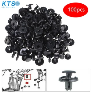 For Honda Acura Integra Civic Accord Fender Liner Clips Push Retainer 100Pcs - Picture 1 of 24