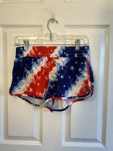 Red White And Blue Athletic Shorts - Picture 1 of 4